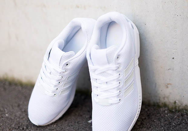 Adidas Originals Zx Flux All White 3