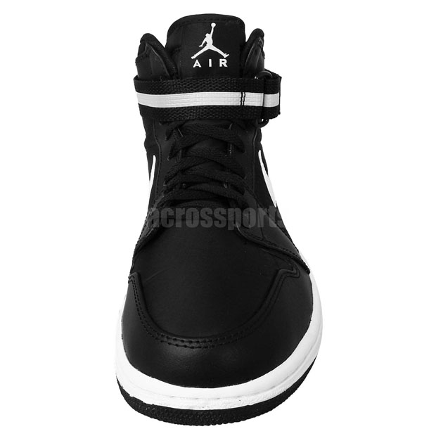 Air Jordan 1 High Strap Black Dark Grey White 05