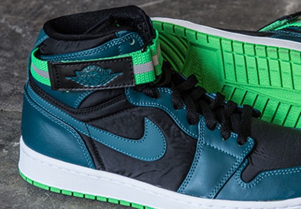 Air Jordan 1 High Strap - Teal - Green Spark - SneakerNews.com