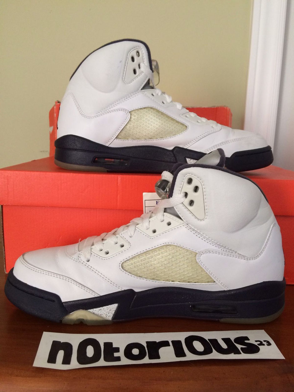 Air Jordan 5 Unreleased Deep Burgundy Sample Ebay 06