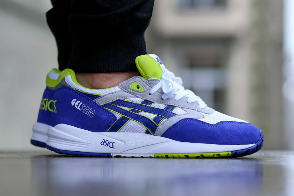 Asics Gel Saga Royal White Neon 02