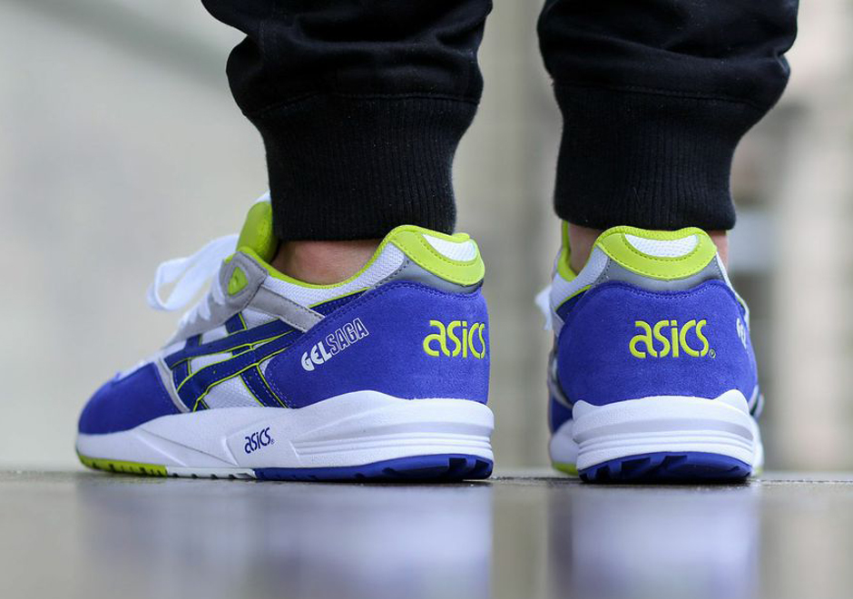 Asics Gel Saga Royal White Neon 04