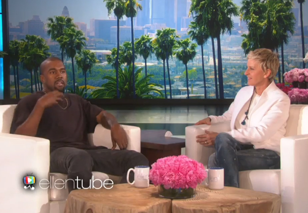 Kanye Ellen Talks Adidas Clothing Line