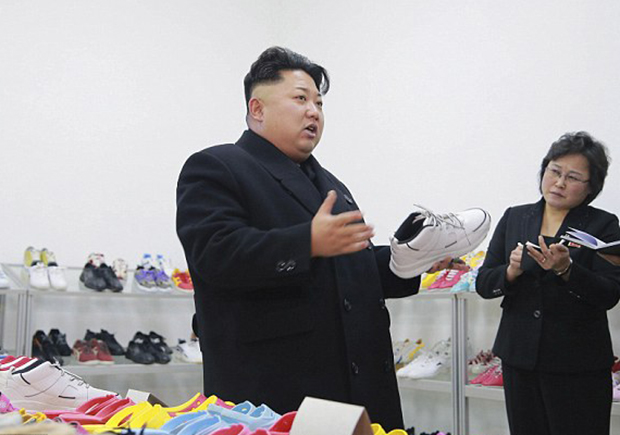 Kim Jong Un Plays The Role of Footwear Product Line Manager
