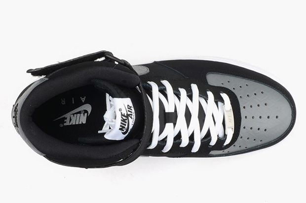 Nike Air Force 1 Mid - Black - Grey Python - SneakerNews.com