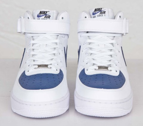 Nike Air Force 1 Mid - White - Blue Lagoon - SneakerNews.com