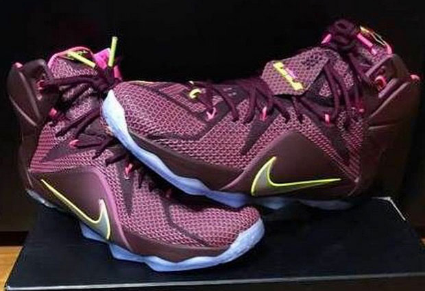 pink and purple lebrons