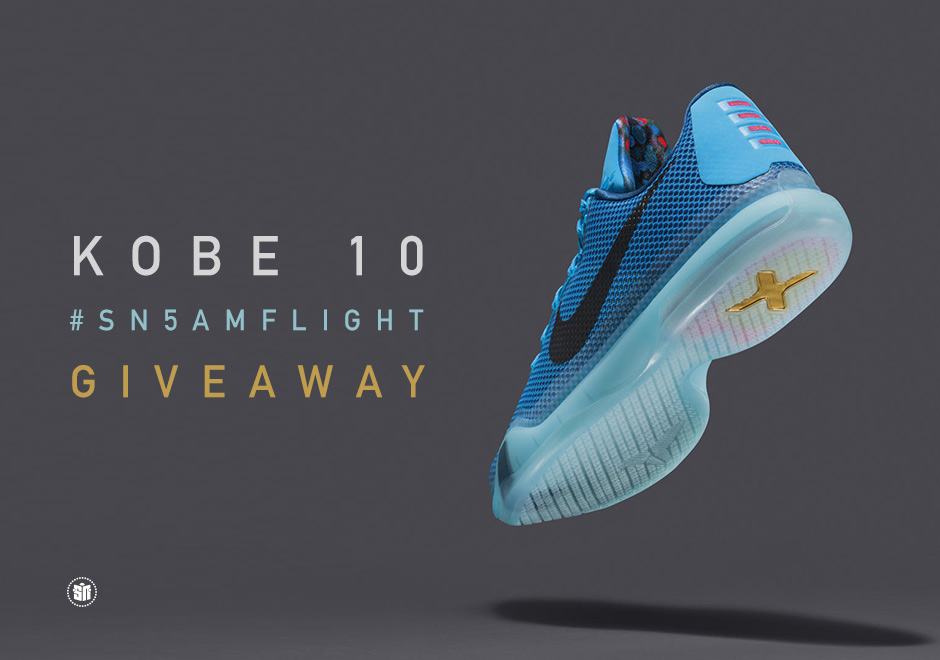 Sneaker News Nike Kobe 10 #SN5AMFLIGHT Giveaway