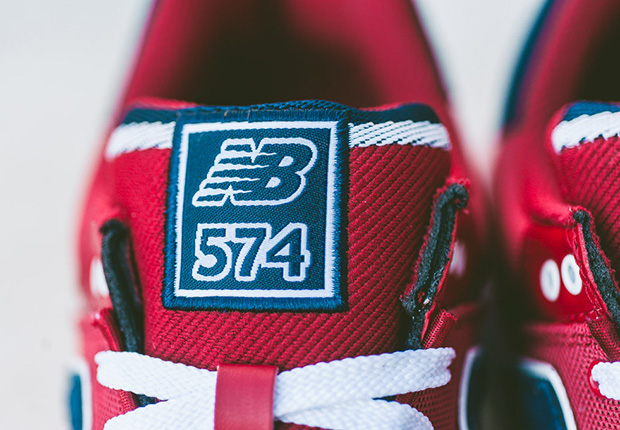 new balance 574 pique polo pack red