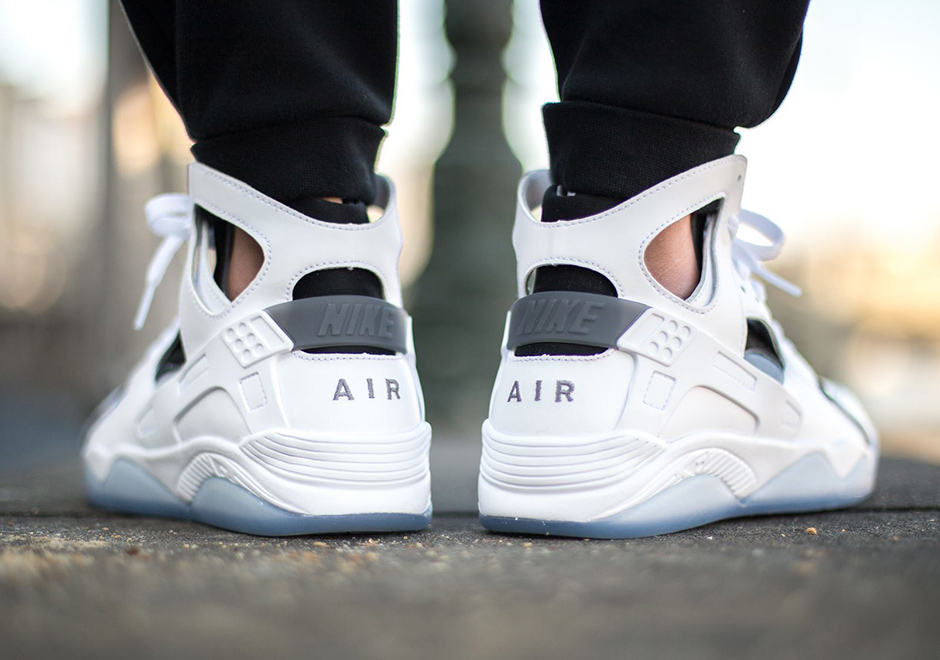Nike Air Flight Huarache White Black Cool Grey 4