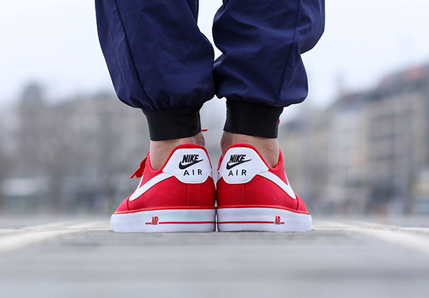 Nike Air Force 1 Ac University Red White 3