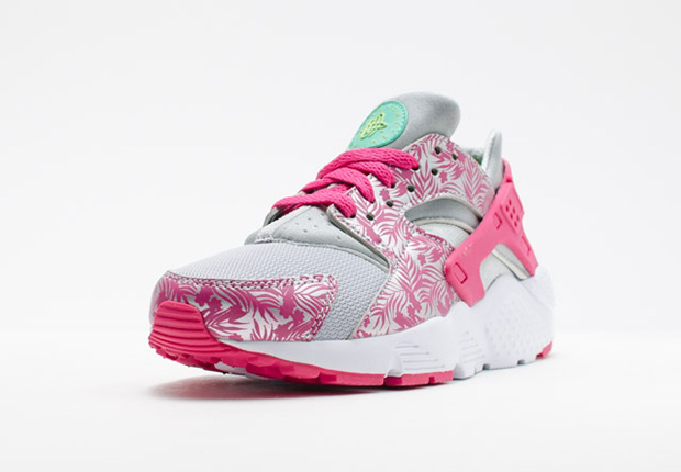 Nike Air Huarache Gs Pink Floral 2