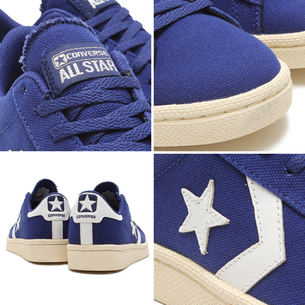 X Large Converse Pro Leather Canvas Ox Blue 3