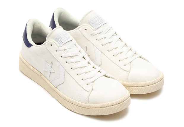 X Large Converse Pro Leather Canvas Ox White 2
