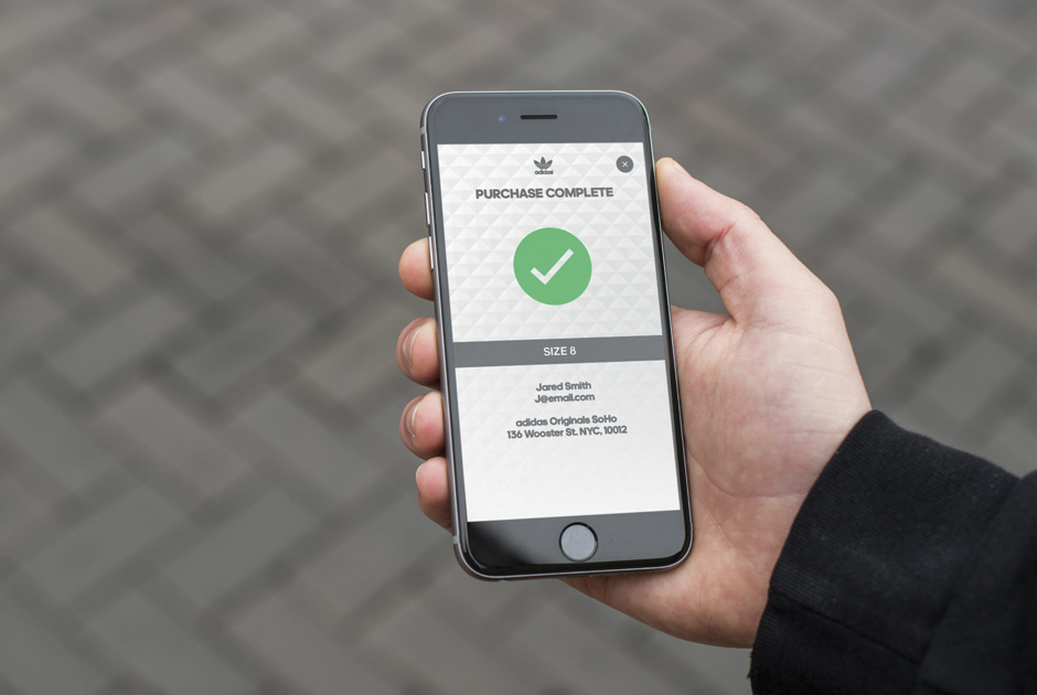 adidas confirmed app usa