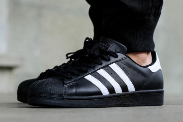 adidas Superstar - Black - White - SneakerNews.com