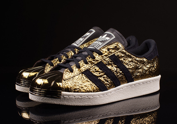 adidas Superstar 80s Metal Toe "Gold Foil" SneakerNews.com
