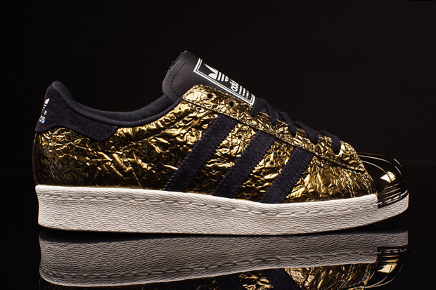 adidas Superstar 80s Toe "Gold Foil" - SneakerNews.com