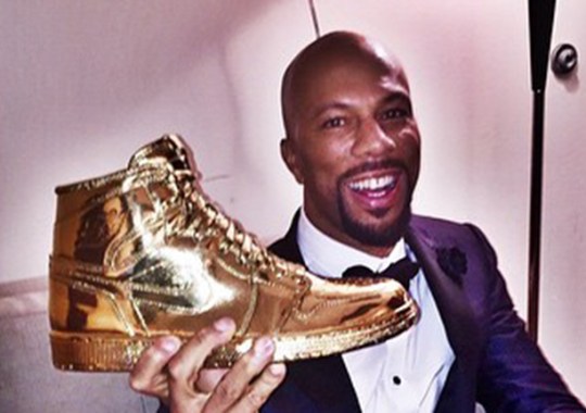 Before Common Scored an Oscar, He Copped These Gold Air Jordan 1s