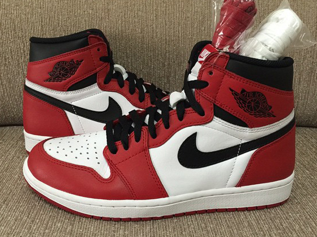 air jordan 1 retro high red and white