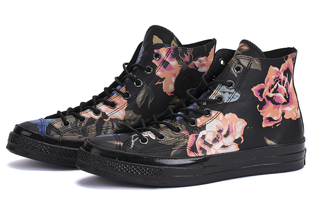Converse Chuck Taylor 1970s “Black Leather Floral”