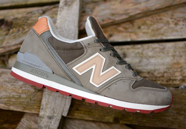 New Balance 996 Made In USA – Olive – Tan – Red