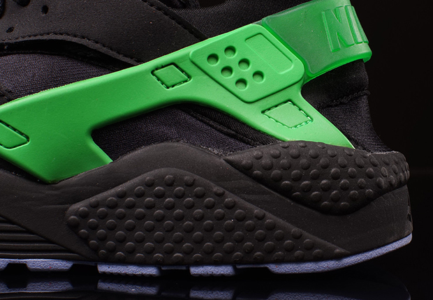 Nike Air Huarache Black Poison Green Available 7
