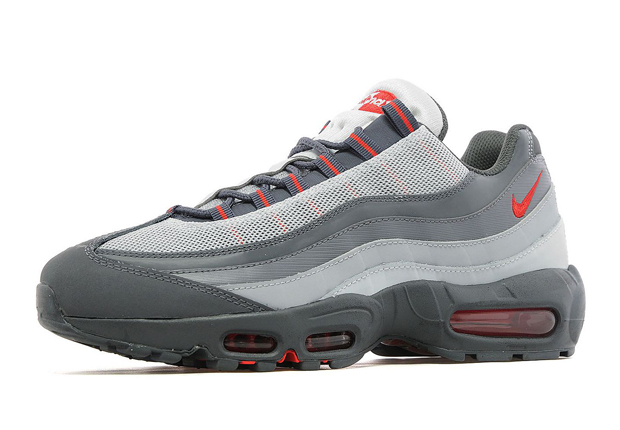 Nike Air Max 95 – Dark Grey – Cherry Red