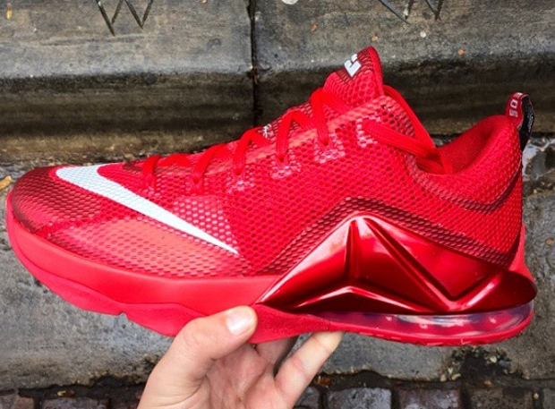 lebron 12 low red