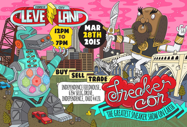 Sneaker Con Coming To Cleveland on Saturday, March 28th 2015