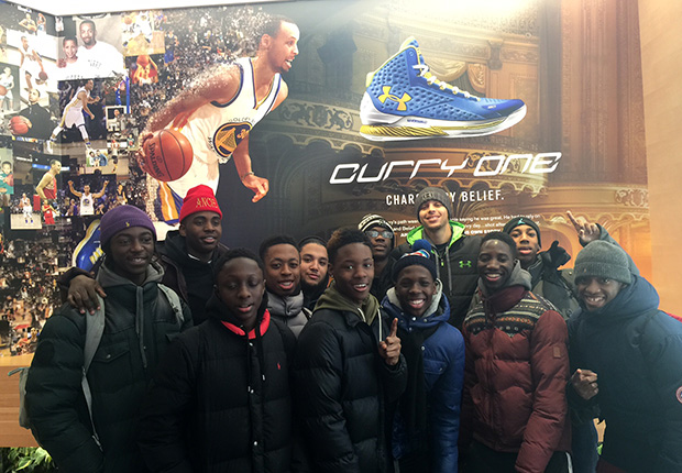 Under Armour Curry One Shopping