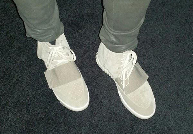 Kanye West in adidas Yeezy 750 Boost at Grammy’s Rehearsals