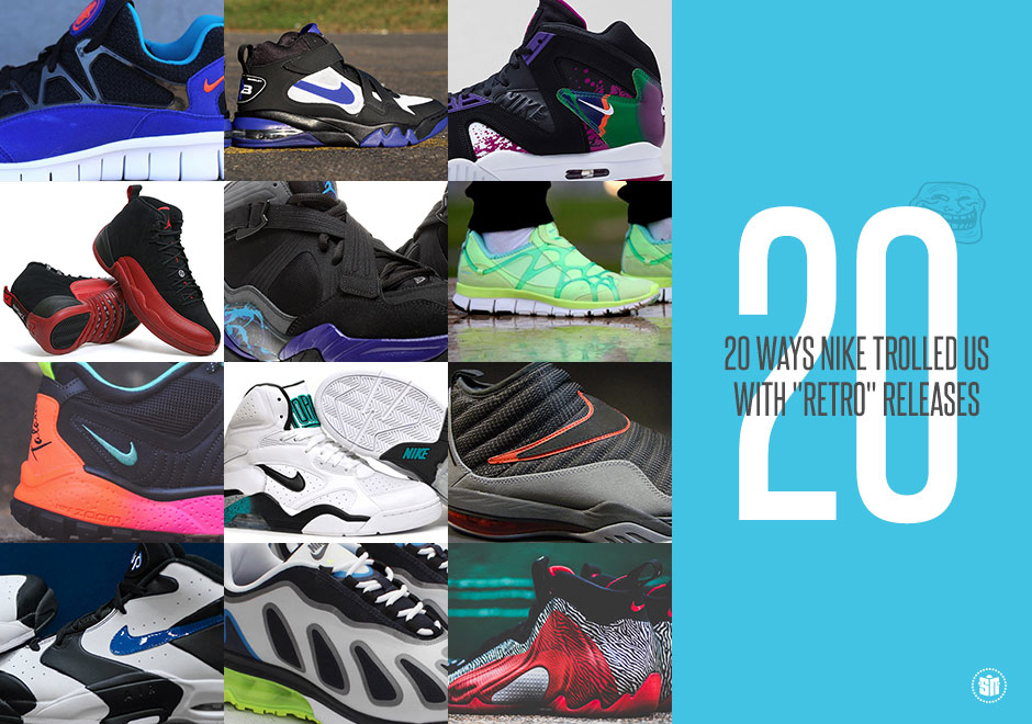 20 Ways Nike Trolled Us With "Retro" Releases