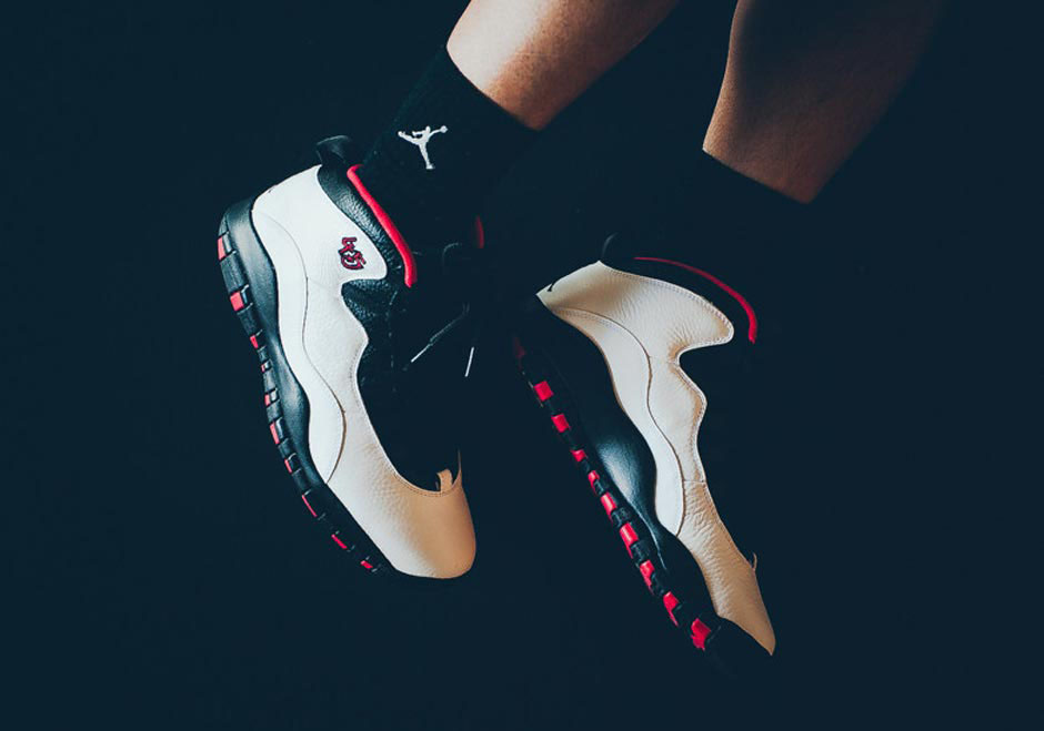 jordan 10 double nickel on feet