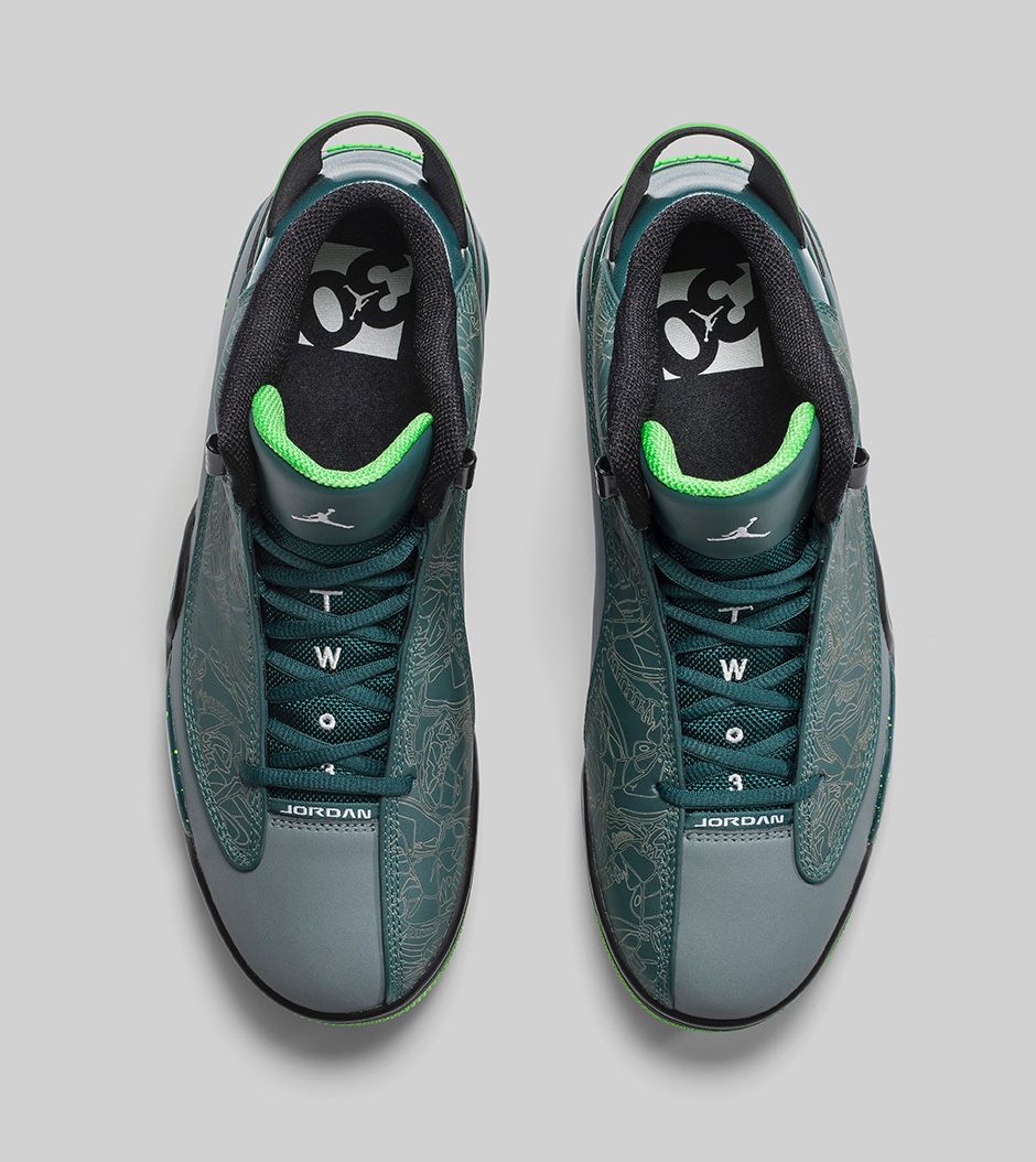 Jordan Dub Zero Teal Blue Graphite Light Green Spark 4
