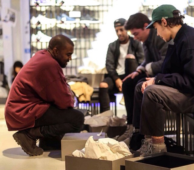 Kanye West Delivers Yeezy Boost London 4