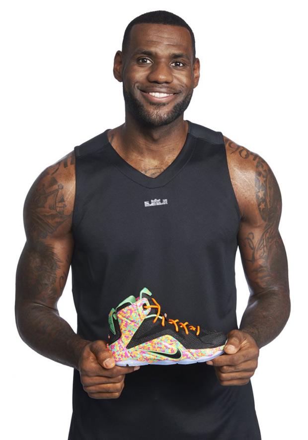 Lebron 12 Fruity Pebble New Release Date 2