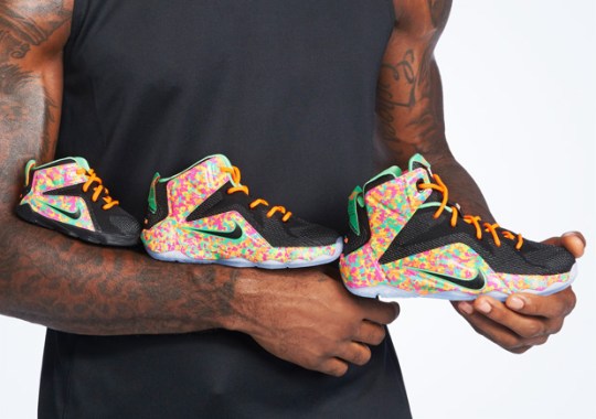 The Nike LeBron 12 GS “Fruity Pebbles” Have a New Release Date