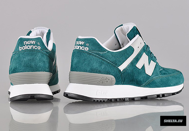 New Balance W576 Teal Suede 3
