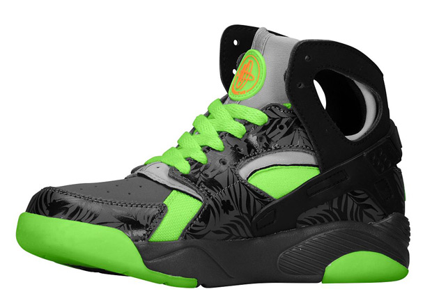 Nike air flight huarache on sale kids green