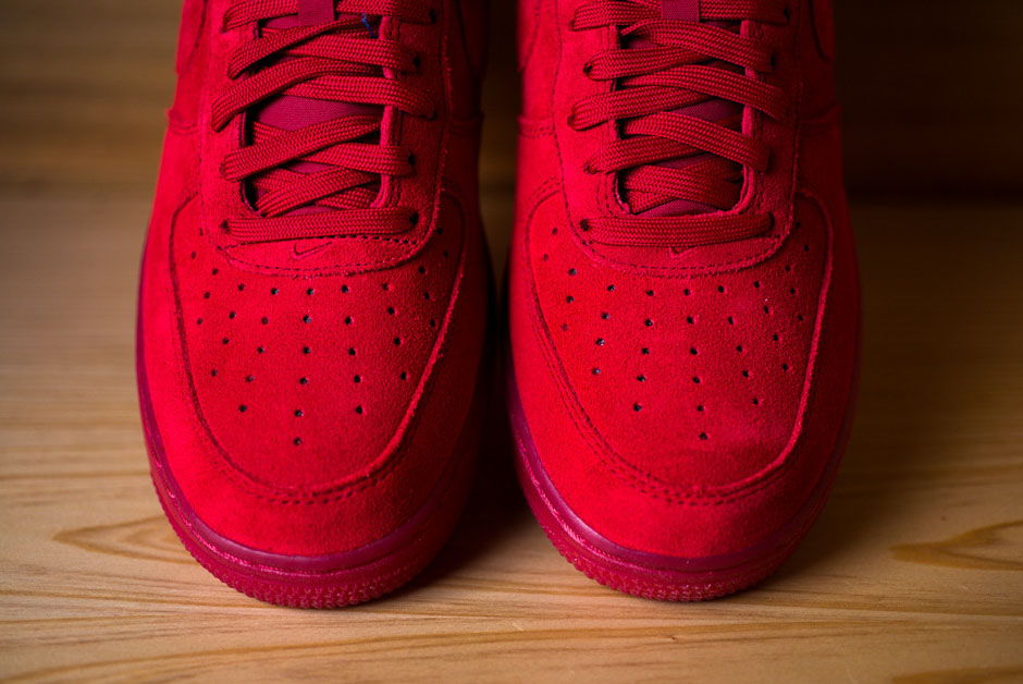Nike Air Force 1 Low All Red Arriving 05