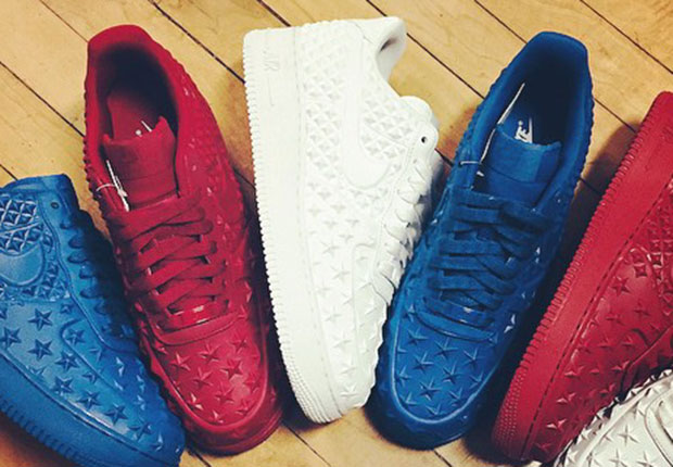 star studded air force 1s