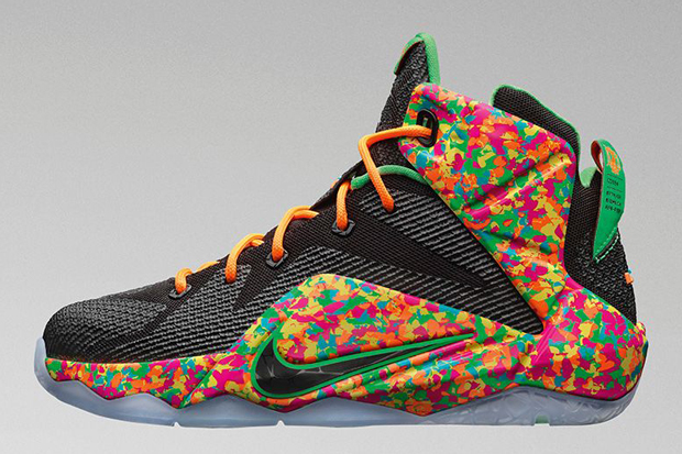 nike lebron 12 gs fruity pebbles delayed 2