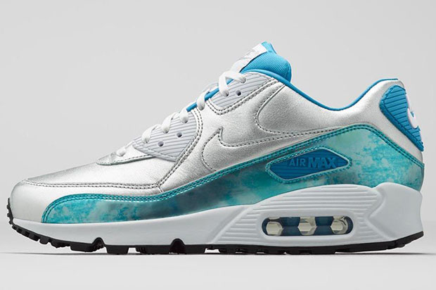 Nike Womens Air Max 90 Chrome To Color Clearwater 2
