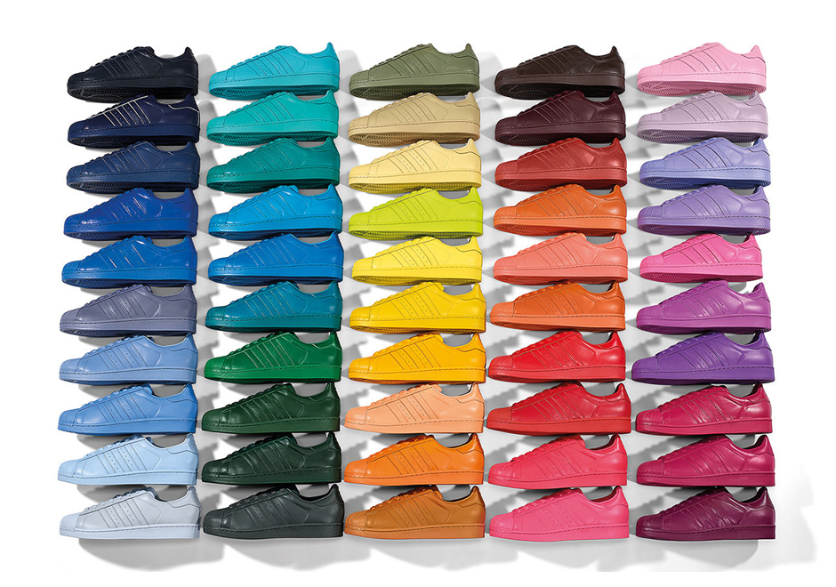 Pharrell Adidas Supercolor 50 Colors 2