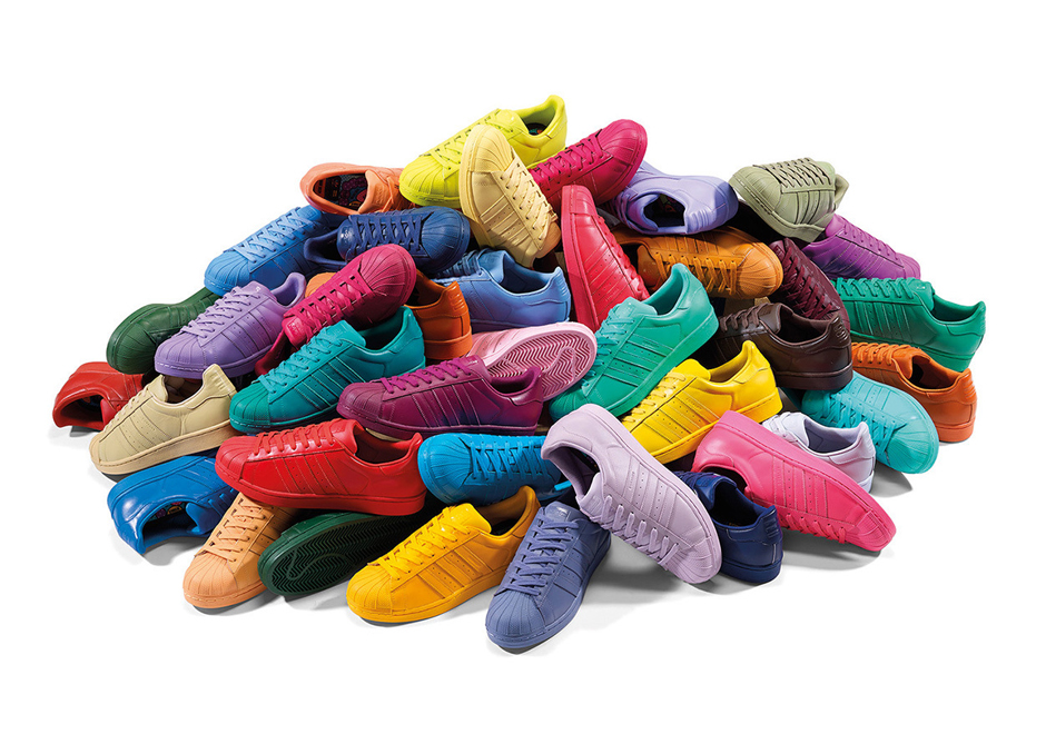 Pharrell Adidas Supercolor 50 Colors
