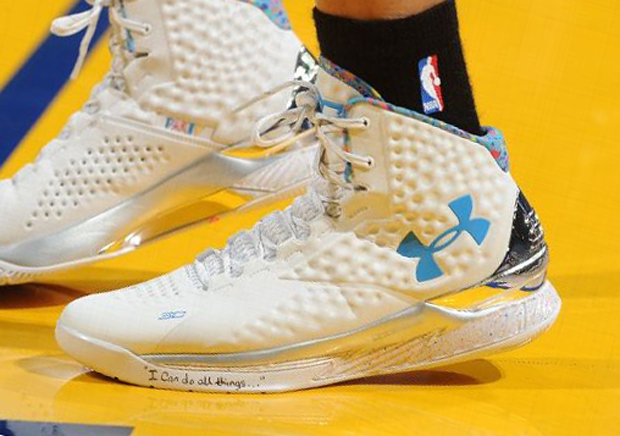 NBA Feet: Steph Curry Wears UA Curry One "Birthday" PE