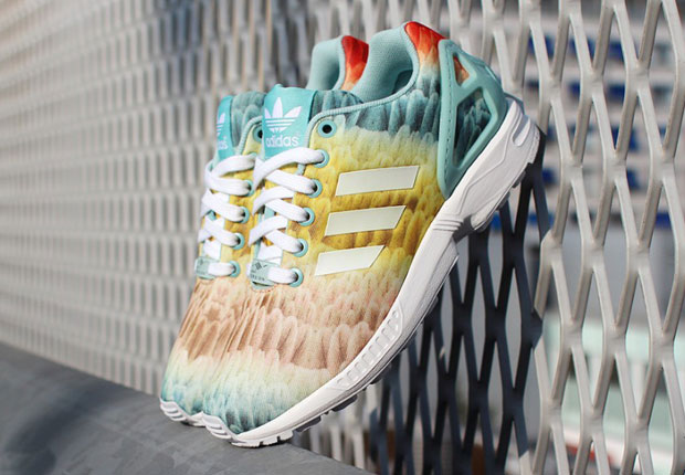 Tropical Rainbow Graphics On This New adidas ZX Flux