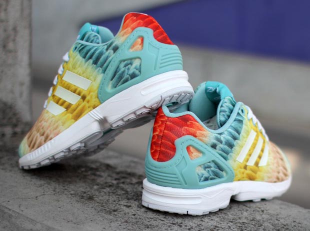 Tropical Rainbow Graphics On This New adidas ZX Flux - SneakerNews.com