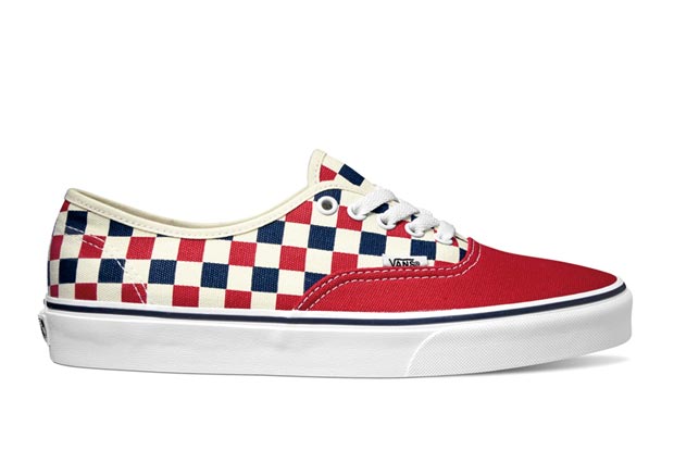 Plenty of Checkerboard in the Vans 